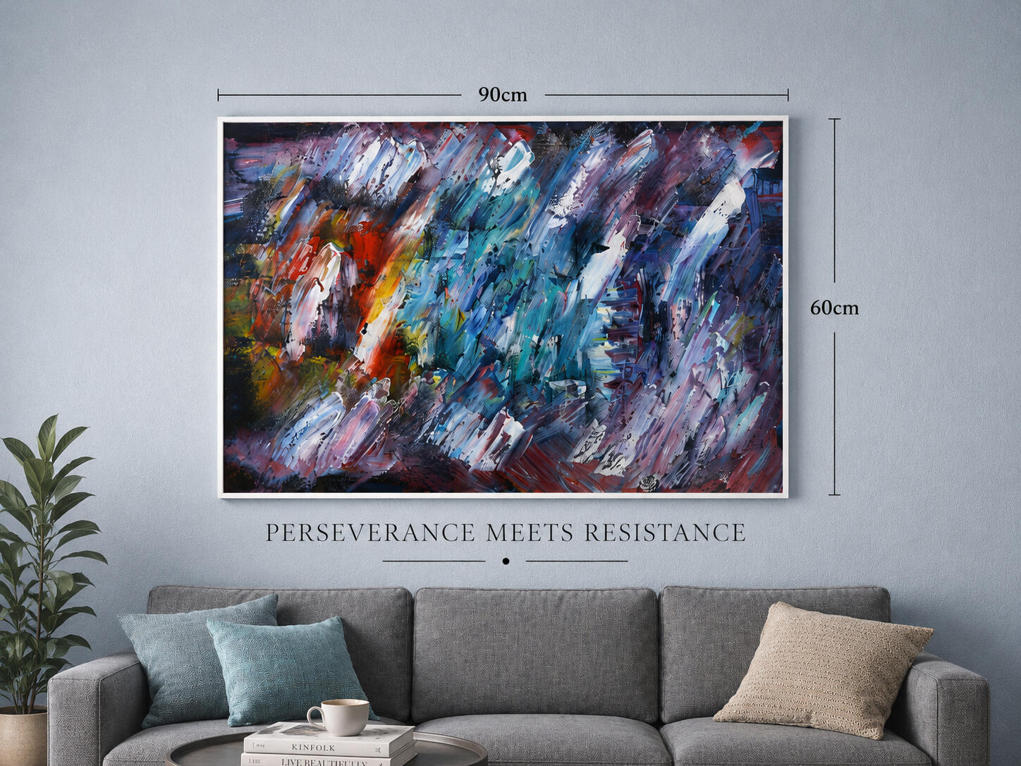 A painting that pushed me beyond what I thought my limits were and landed on the other side